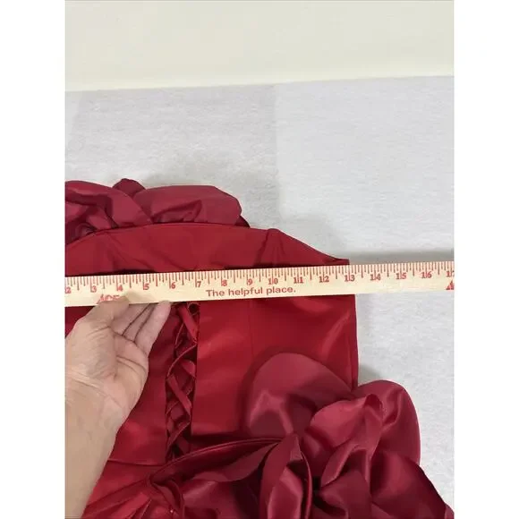 Ritara Red Rose Dress - Picture 9 of 11